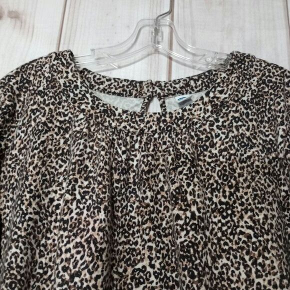 Old Navy Shirt Ladies XXL Animal Print Long Sleeve - Picture 3 of 8